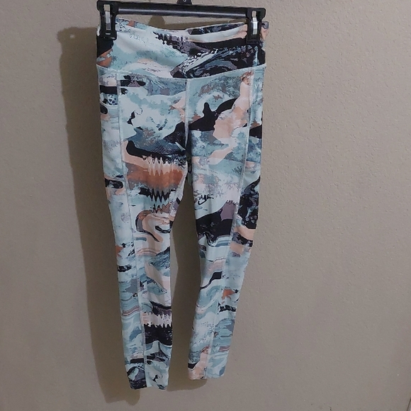 Under Armour Pants - Under Armour Blue and Black Athletic Leggings